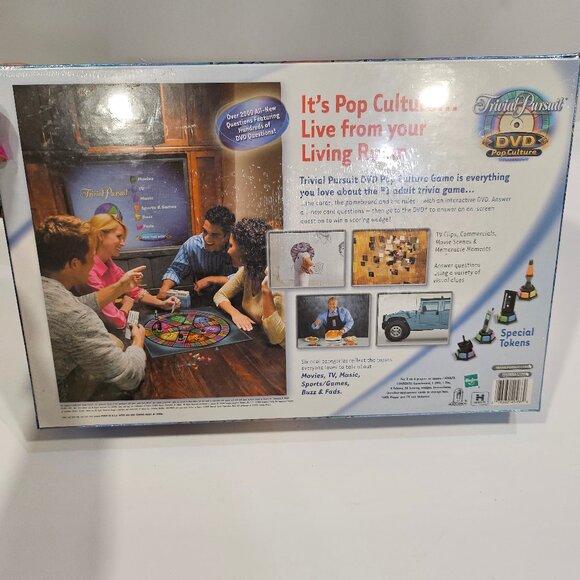2003 Trivia Pursuit Pop Culture DVD Trivia Game 40466 Parker Brothers - Picture 3 of 8